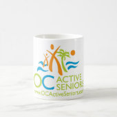 OCActiveSeniorsのロゴマグ コーヒーマグカップ (中央)