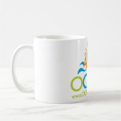 OCActiveSeniorsのロゴマグ コーヒーマグカップ (左)