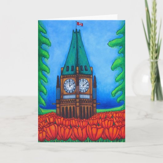 O'Canadaの挨拶状 カード (正面)