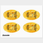 Ocarinaプレーヤーのオーバルステッカーを台無しにしない 楕円形シール (シート)