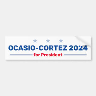 Ocasio-Cortez 2024バンパーステッカー バンパーステッカー