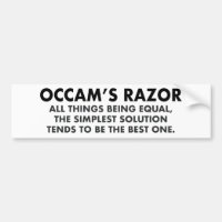 Occam's Razor Definition Scienceギーク