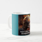 Occipital神経痛のマグ コーヒーマグカップ (正面左)