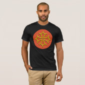 Occitaniaの十字のワイシャツ Tシャツ (正面フル)