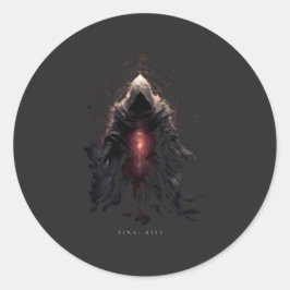 Occult Figure Dark Art ラウンドシール