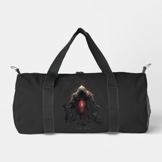 Occult Figure Dark Art Duffel Bag ダッフルバッグ (正面)