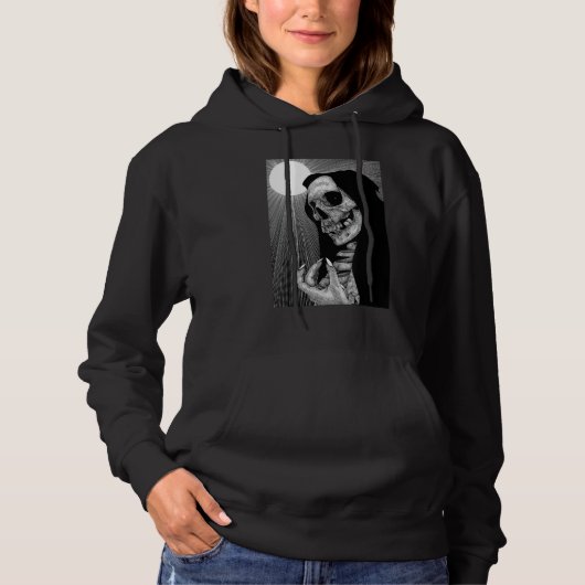 Occult Gothic Dark Satanic Unholy Witchcraft Grung パーカ (正面)