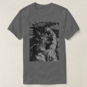 Occult Gothic Dark Satanic Unholy Witchcraft Grung Tシャツ (デザイン正面)