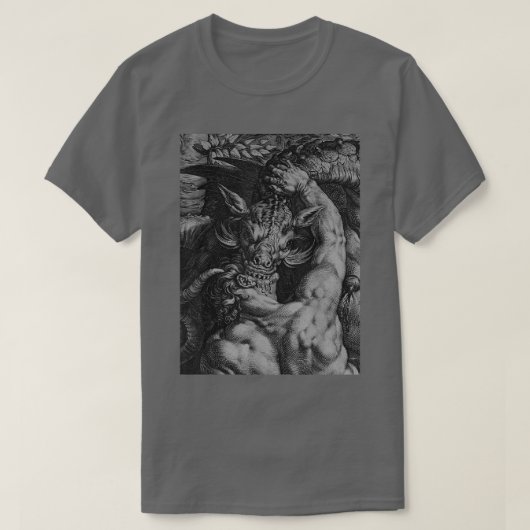 Occult Gothic Dark Satanic Unholy Witchcraft Grung Tシャツ (デザイン正面)