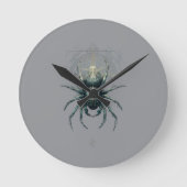 Occult Spider Mystic Geometry Dark Art ラウンド壁時計 (正面)