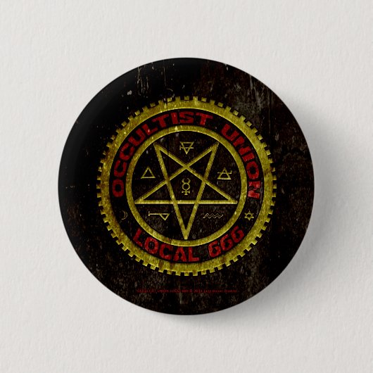 OCCULTISTの連合支部666    019 缶バッジ (正面)