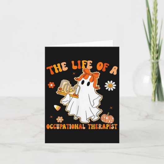 Occupational Therapistのゴーストハロウィン生活 カード (正面)