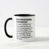 Occupational therapist Definition Mug OT Gift マグカップ (左)
