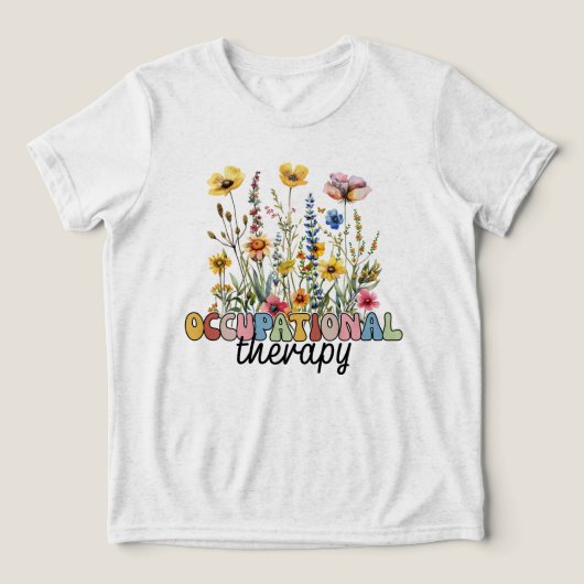 Occupational Therapy COTA Physical Therapist トライブレンドTシャツ (デザイン正面)
