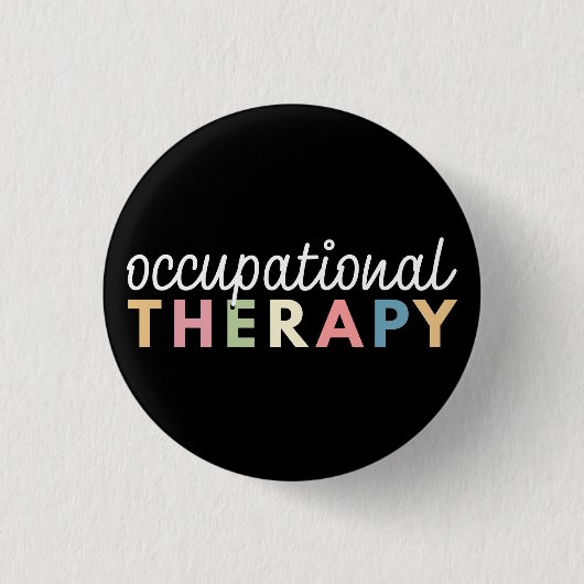 Occupational Therapy COTA Therapist 缶バッジ (正面)