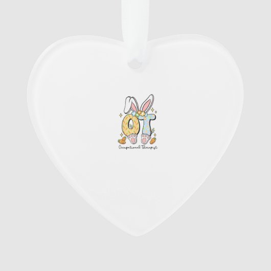 Occupational Therapy Easter Bunny OT OTA Spring Ot オーナメント (正面)