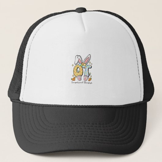 Occupational Therapy Easter Bunny OT OTA Spring Ot キャップ (正面)