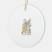 Occupational Therapy Easter Bunny OT OTA Spring Ot セラミックオーナメント (左)