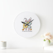 Occupational Therapy Easter Bunny OT OTA Spring Ot ラージ壁時計 (ホーム)
