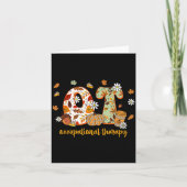 Occupational Therapy Fall Ot Ota Autumn Thanksgivi カード (正面)