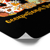 Occupational Therapy Fall Ot Ota Autumn Thanksgivi ポスター (角)