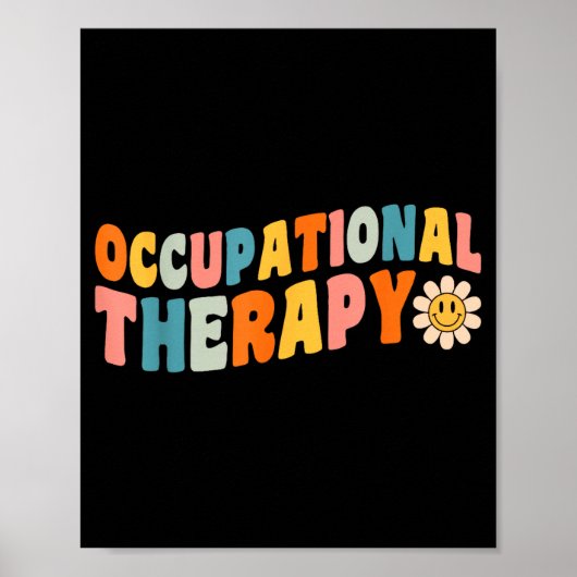 Occupational Therapy Groovy Occupational Therast O ポスター (正面)