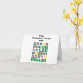  occupational therapy Month カスタム Wordle カード (黄色い花)