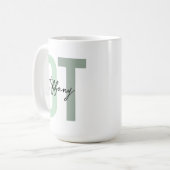 Occupational Therapy Mug • Custom OT Coffee Mug •  コーヒーマグカップ (正面左)