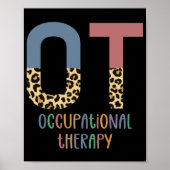 Occupational Therapy OT Cheetah Future OT Gifts ポスター (正面)