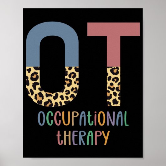 Occupational Therapy OT Cheetah Future OT Gifts ポスター (正面)