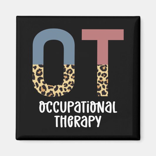 Occupational Therapy OT Cheetah Future OT Gifts マグネット (正面)