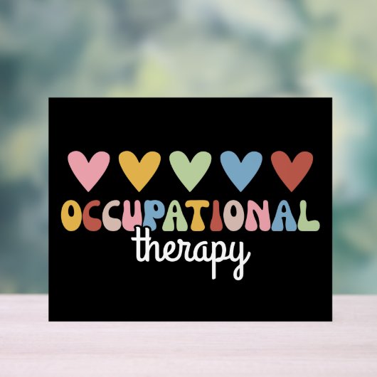Occupational Therapy OT Professional アクリルサイン (ニュートラル)