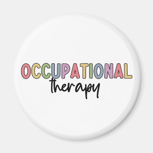Occupational Therapy OT Student Grad Gifts マグネット (正面)