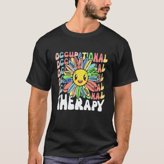 Occupational Therapy OT Therapist Cute OT Month Fl Tシャツ (正面)