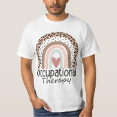 Occupational Therapy -OT Therapist OT Month Leopar Tシャツ (正面)