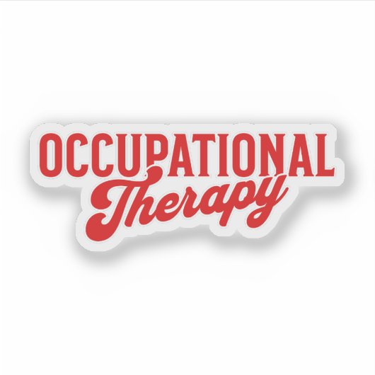 Occupational Therapy OTA Heathcare シール (正面)