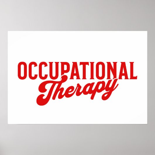Occupational Therapy OTA Heathcare ポスター (正面)