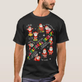 Occupational Therapy Retro Groovy Ot Santa Therast Tシャツ (正面)