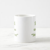 Occupy wall streetのレトロ コーヒーマグカップ (中央)