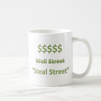 Occupy wall streetのレトロ コーヒーマグカップ