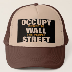 OCCUPY WALL STREETの国民への力 キャップ