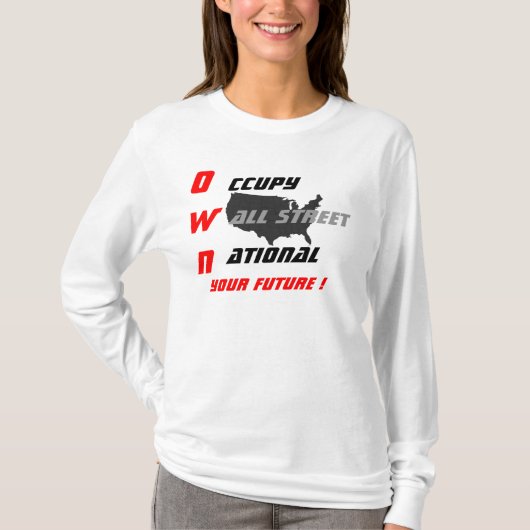 OCCUPY WALL STREET国民 Tシャツ (正面)