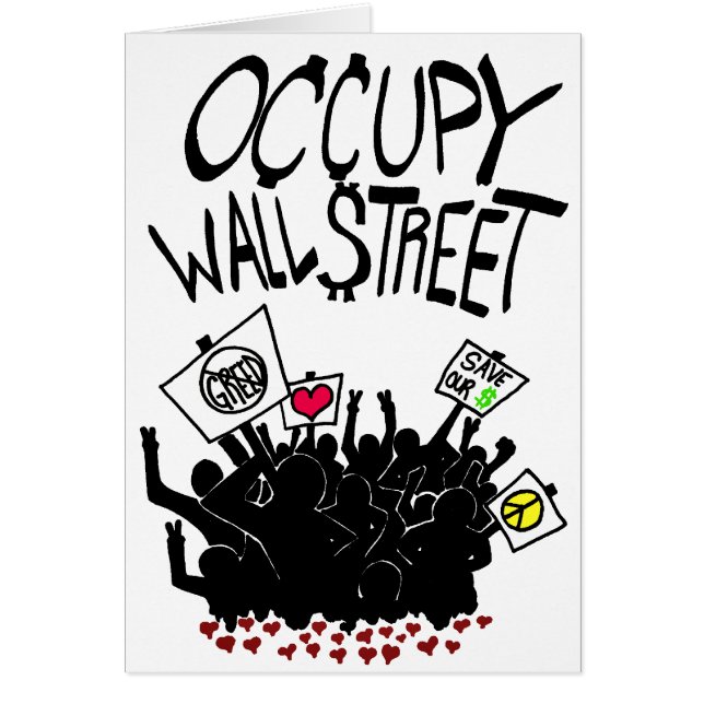 occupy wall street抗議 (正面)