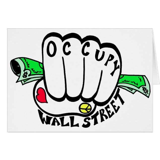 occupy wall street拳 (正面横)