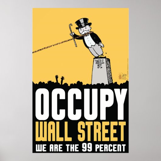 Occupy wall street99%のポスター ポスター (正面)
