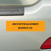 OCCUPY WALL STREET バンパーステッカー (車上)