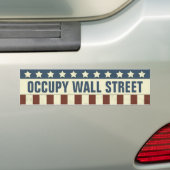 Occupy wall street バンパーステッカー (車上)