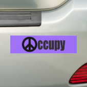Occupy wall street バンパーステッカー (車上)