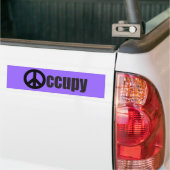 Occupy wall street バンパーステッカー (トラック上)