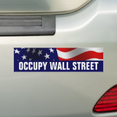 Occupy wall street バンパーステッカー (車上)